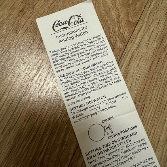 Vintage Rare Coca Cola Quartz Brown Leather Watch in Original Container - Picture 8 of 13